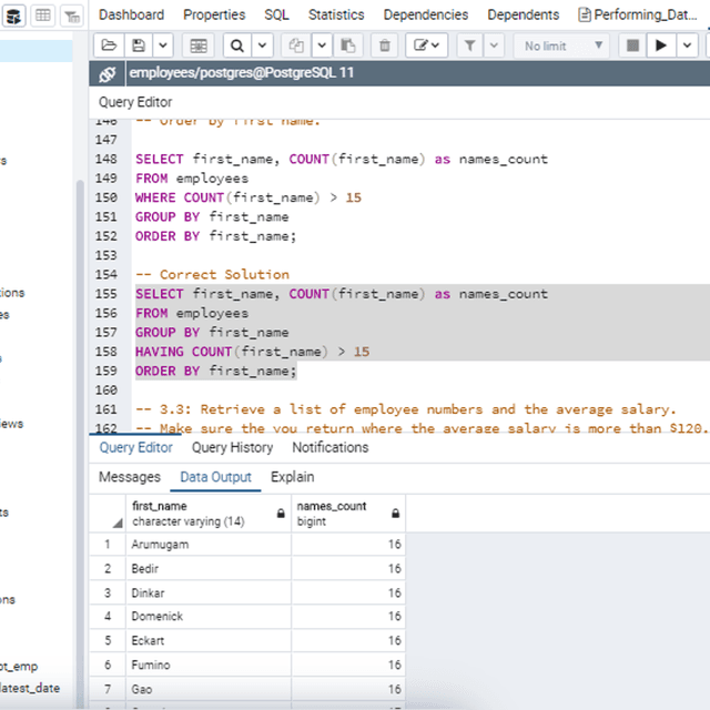Performing Data Aggregation using SQL Aggregate Functions