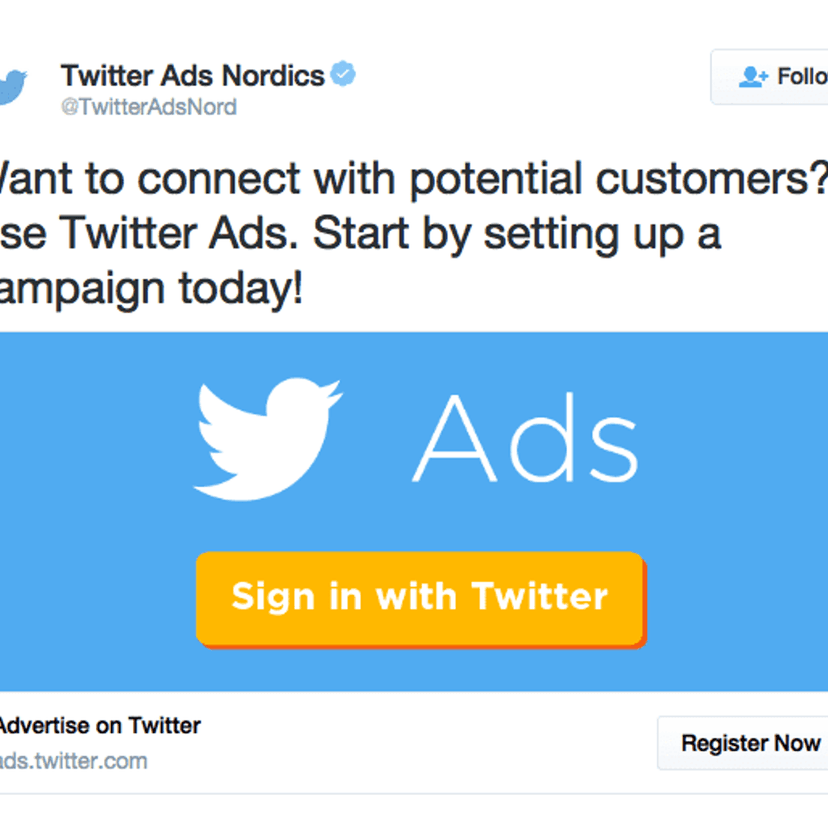 How to setup a followers campaign on Twitter