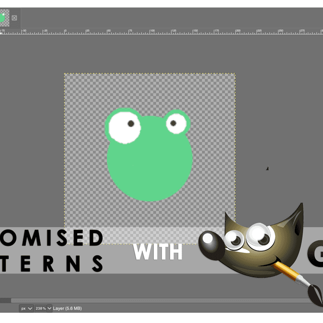 Graphic design: create simple customised patterns using Gimp